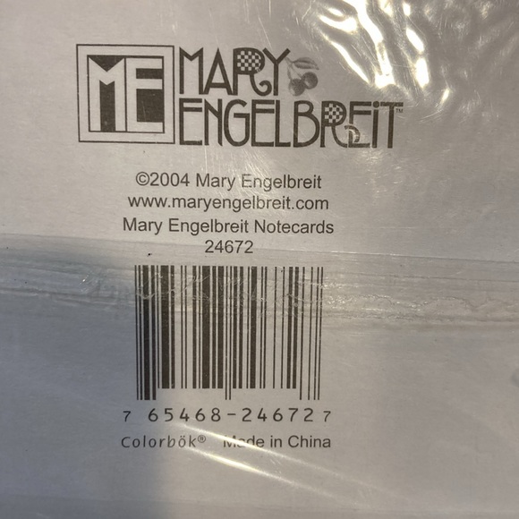 Mary Engelbreit Colorbok Patchwork Quilt Design Notecards - 2004 - Set of 6 - Picture 7 of 8